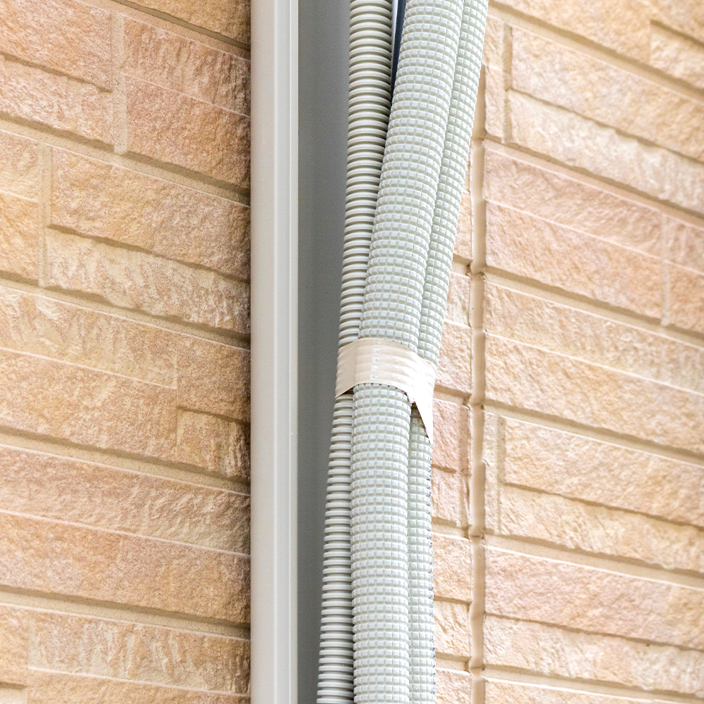 配管パイプの取り付け